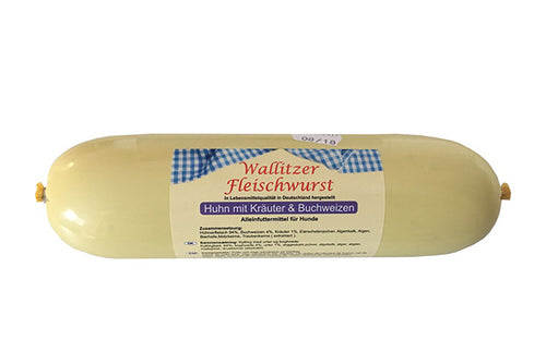 Wallitzer Fleischwurst Huhn mit Kräutern und Buchweizen