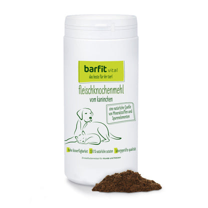 Meat Bone Meal Rabbit (800g, for dogs and cats)
